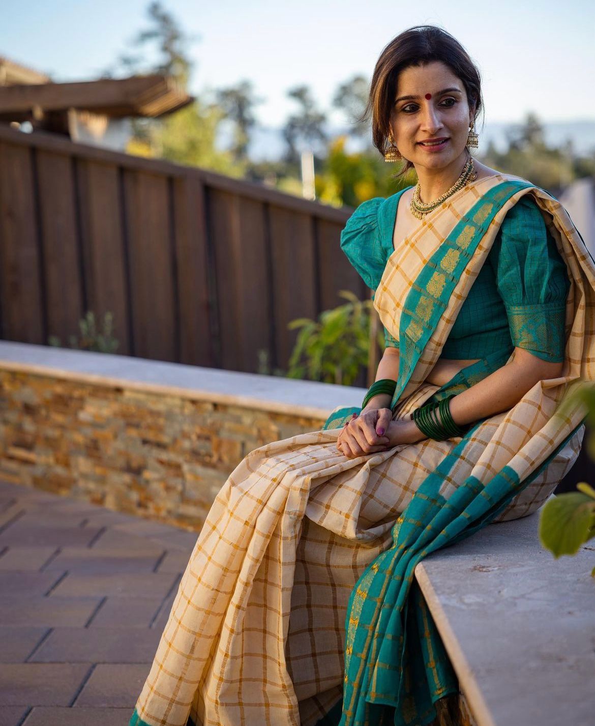 Fascinating Beige Color Soft Lichi Silk Saree With Blouse Piece