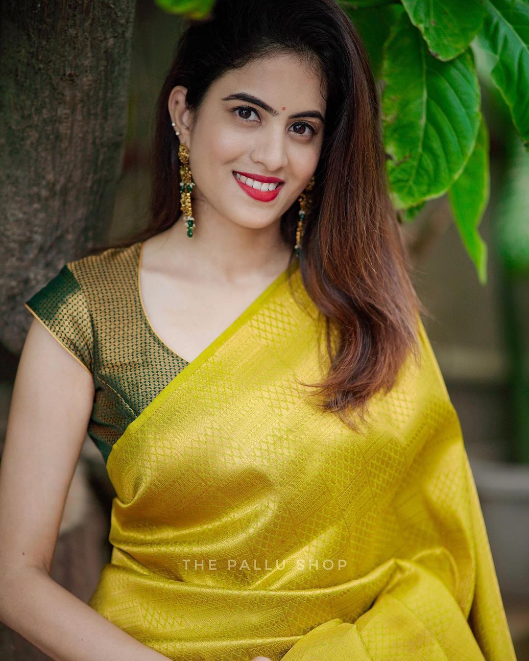 Heavenly Yellow Color Soft Lichi Silk Saree With Blouse Piece