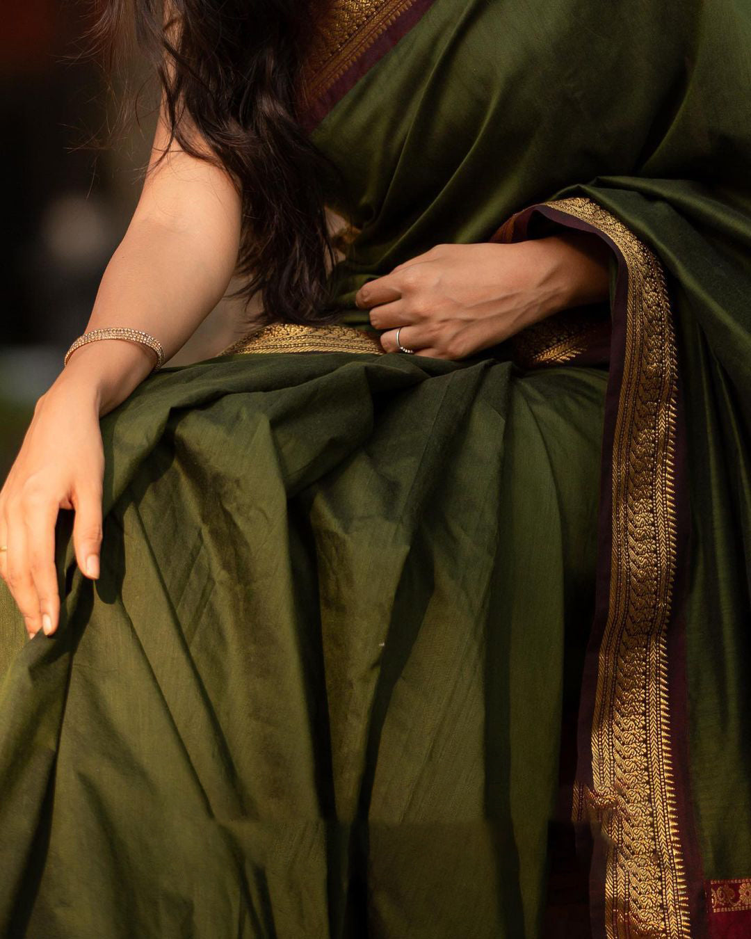 Mesmerizing Green Color Banarasi Soft Silk Saree With Blouse Piece