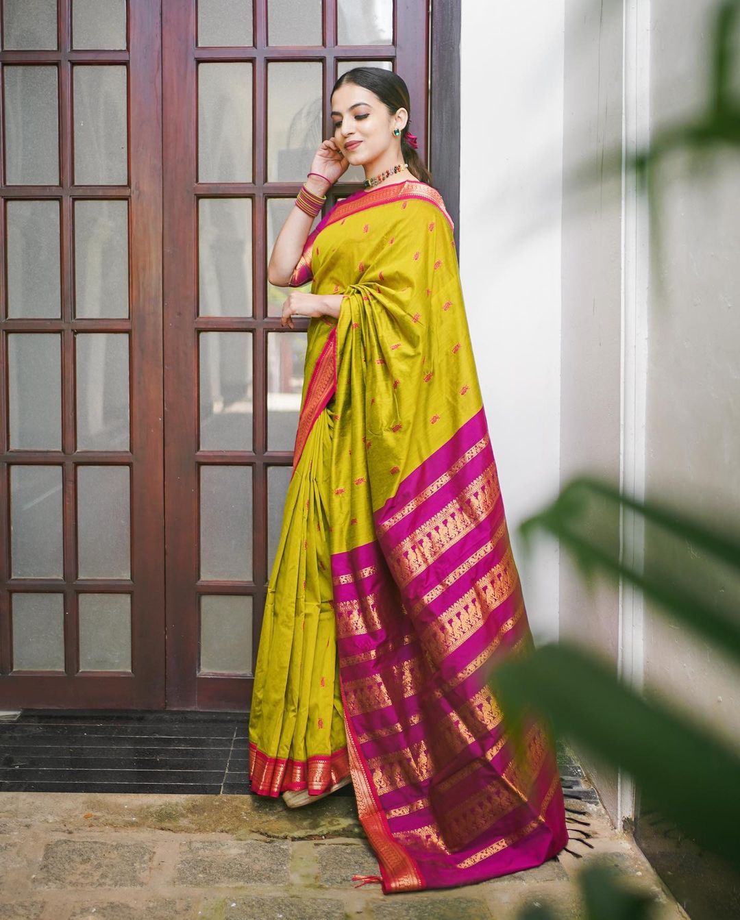 Fervent Mustard Color Banarasi Soft Silk Saree With Blouse Piece