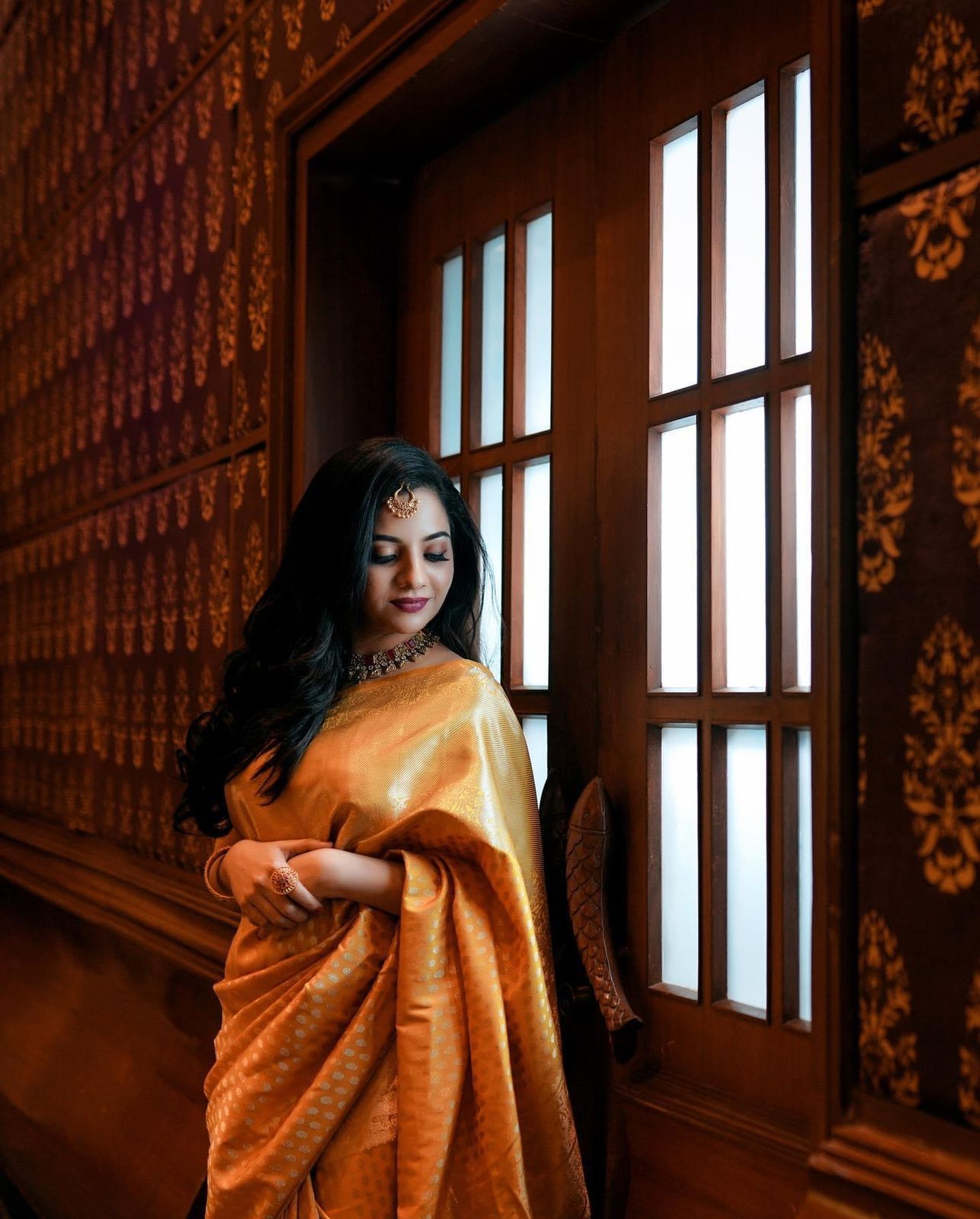 Breathtaking Yellow Color Banarasi Soft Silk Saree With Blouse Piece