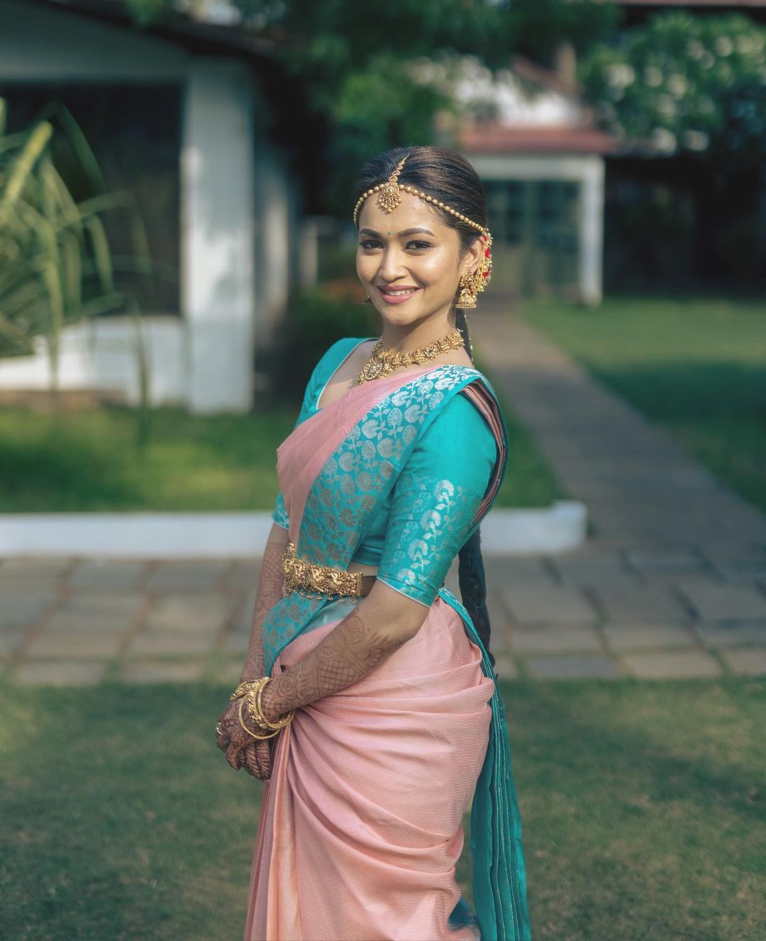 Breathtaking Peach Color Banarasi Soft Silk Saree With Blouse Piece