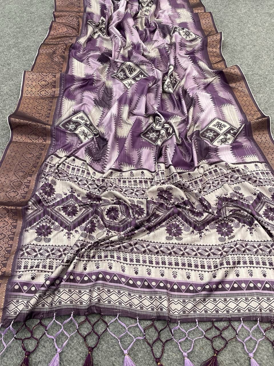 dola silk purple colour